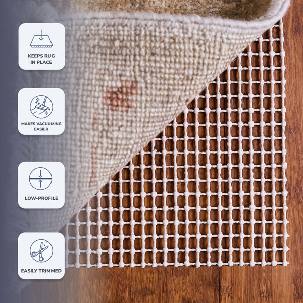 Symple Stuff Bryes Ultra Natural Indoor Non Slip Rug Pad for Hardwood